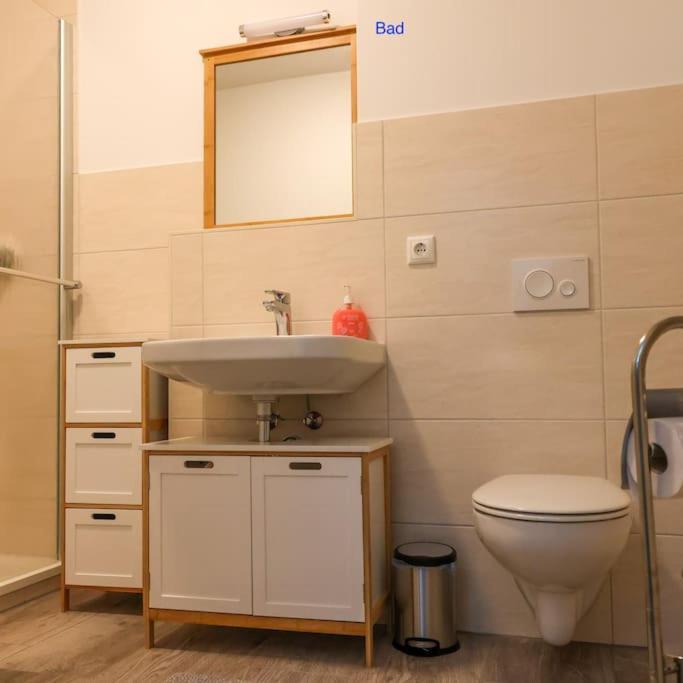Freundliche Wohnung Mit Parkplatz Und Terrasse Нойбранденбург Экстерьер фото